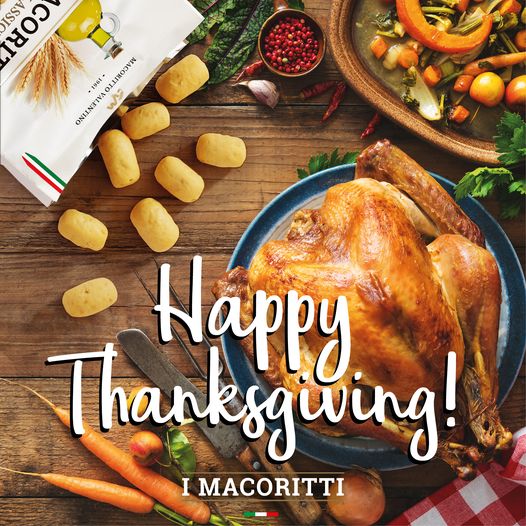 Today we want to wish a Happy Thanksgiving to all our American friends and customers!
 Don't forget to have #IMacoritti breadsticks on your festive ta...