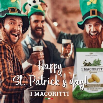 ¡Celebremos el día de San Patricio!  Disfruta de una cerveza y no te olvides de hacer un descanso con los palitos de pan #iMacoritti.  Prueba I Macoritti con romero y ca...
