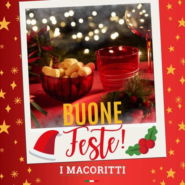 Buone feste da tutti noi! Auguriamo a voi e ai vostri cari tanti auguri di un felice Natale e un fantastico anno nuovo!  Season's greetings form the a...